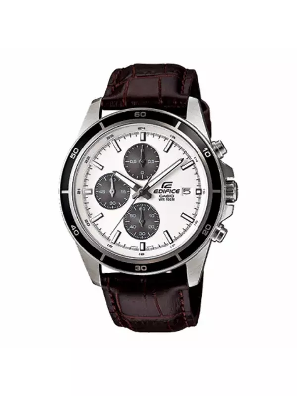 Часы CASIO EDIFICE Series Leisure Fashion Hand Men's Quartz Mens Brown Analog, коричневый
