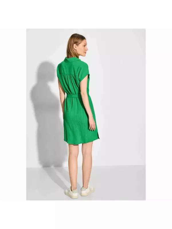 Платье-блузка Cecil с планкой на пуговицах, зеленый