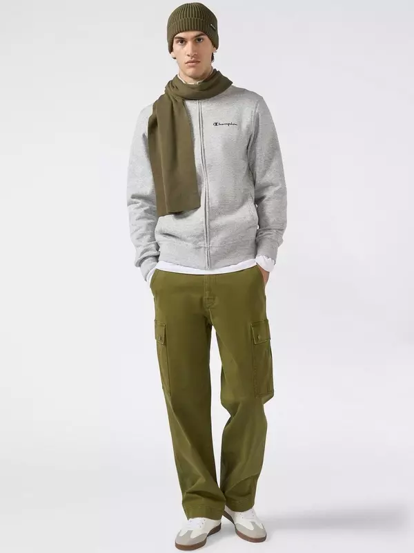 Худи с капюшоном на молнии Champion Authentic Athletic Apparel, Grey