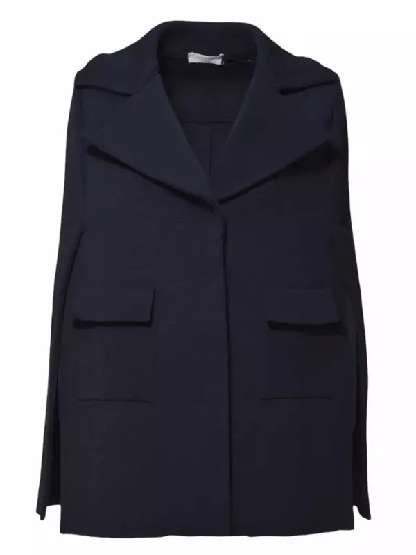 Накидка с широкими лацканами Charlott, синий