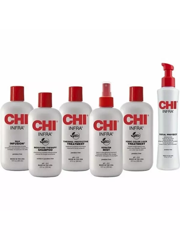 Несмываемая сыворотка для сухих поврежденных волос Silk Infusion, термозащита для всех типов волос, масло для волос перед укладкой, восстанавливающее, укрепляющее и увлажняющее, 177 мл, Chi