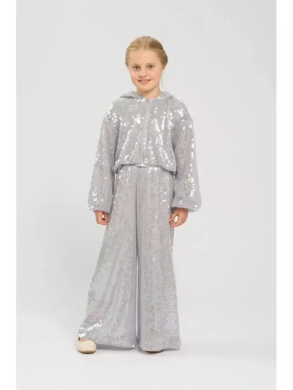 Жакет с капюшоном и пайетками Choupette