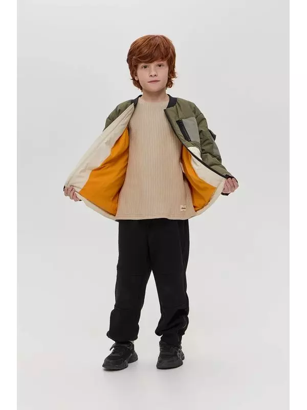 Куртка-бомбер стеганная с принтом Choupette