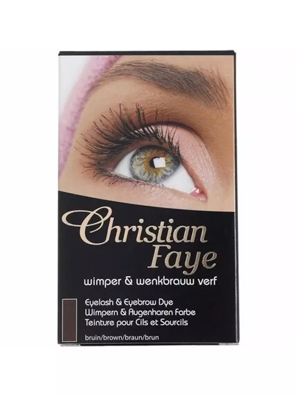 Christian Faye Краска для бровей и ресниц Коричнево-черный