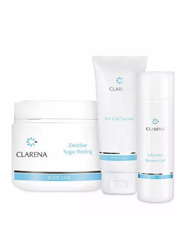 Набор косметики по уходу за телом, 3 шт. Clarena