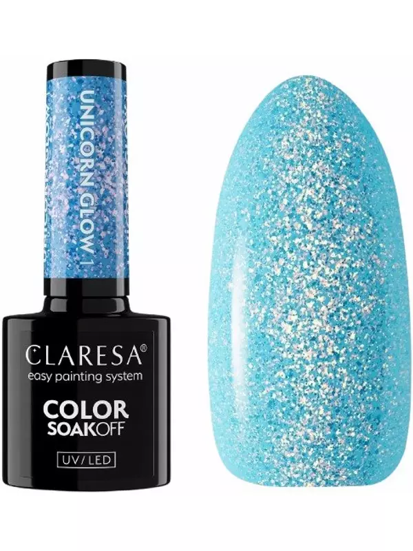 Гибридный лак для ногтей Claresa Unicorn Glow 1 5 г