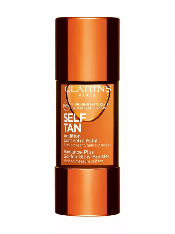 Clarins Self Tan Radiance Plus Golden Glow Booster Face - Концентрат для лица с эффектом загара, 15 мл.