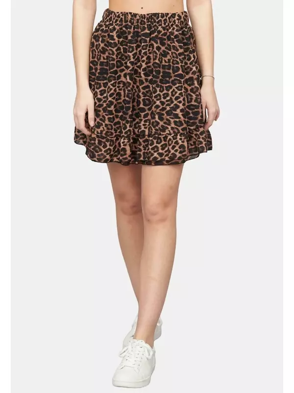 Юбка А-силуэта TIERED Cloud 5ive, коричневый