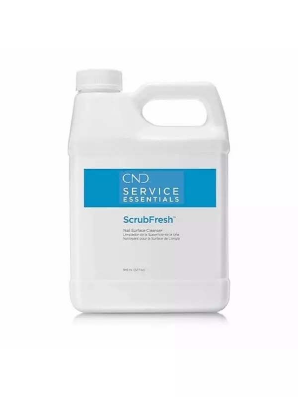 Scrubfresh Очищающее средство для поверхности ногтей и временный дегидратор, 32 жидких унции, Cnd