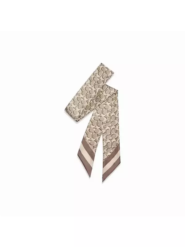 Женский шелковый шарф COACH