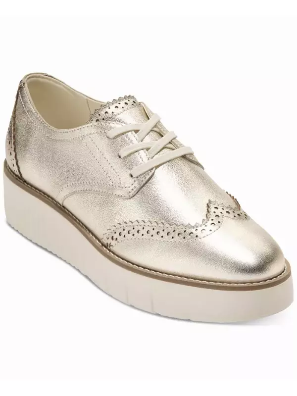 Женские оксфорды Grand City на платформе Cole Haan, золотой