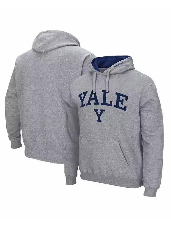 Мужской пуловер с капюшоном и логотипом Yale Bulldogs Colosseum, синий