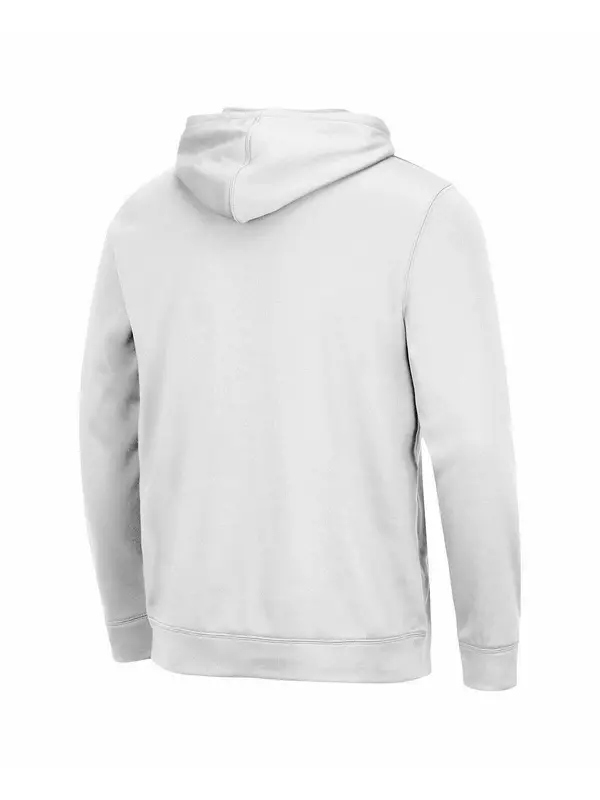 Мужской белый пуловер с капюшоном Oregon Ducks Lantern Colosseum