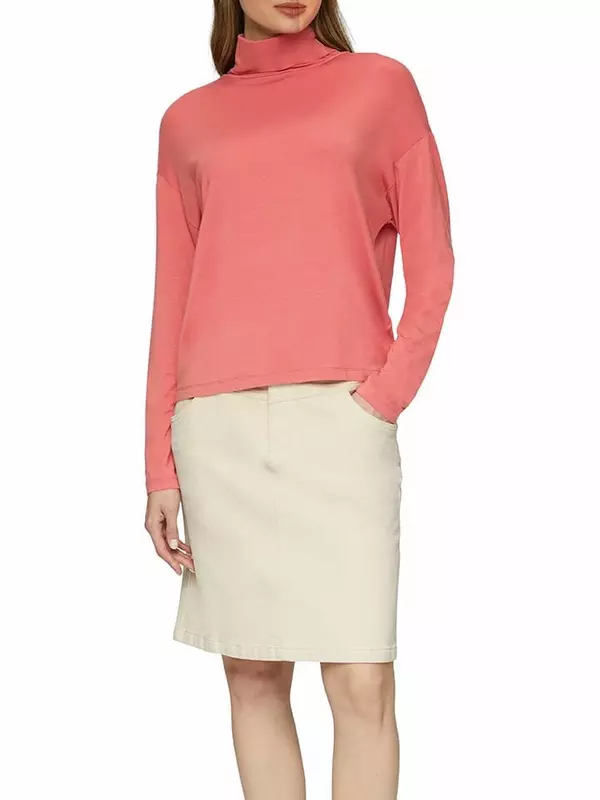 Лонгслив comma, оранжевый