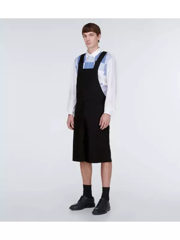 Хлопковые комбинезон из твила Comme des Garçons Shirt, Black