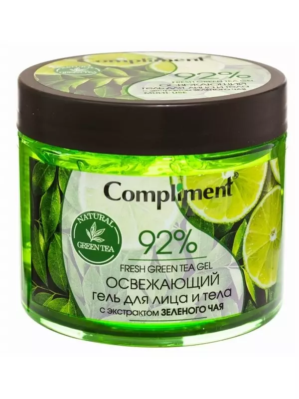 Compliment Гель для тела Освежающий с экстрактом зеленого чая, 400 мл