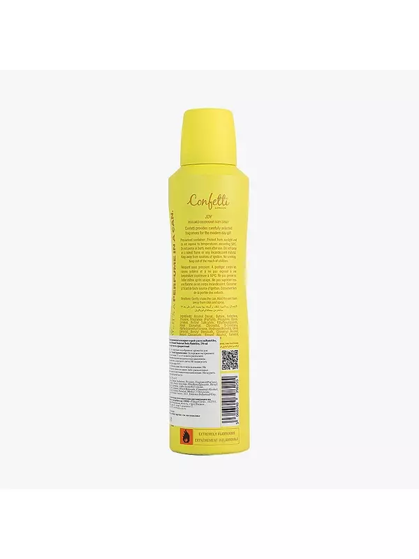 CONFETTI Дезодорант-спрей для тела парфюмированный Pastel Joy 250
