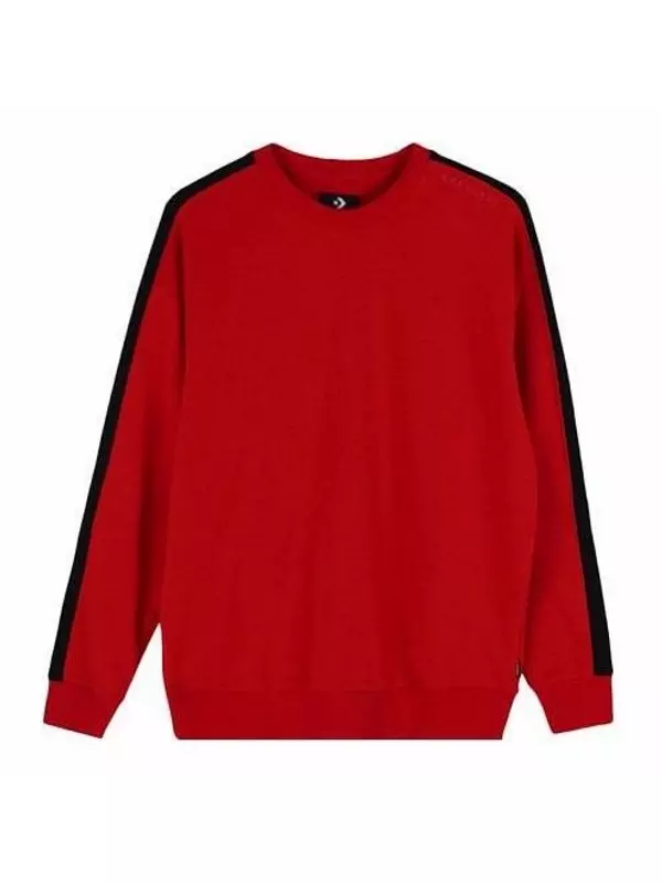 Толстовка Converse Track Taping Crew Neck Sweatshirt 'Red' 10017989-A03, красный