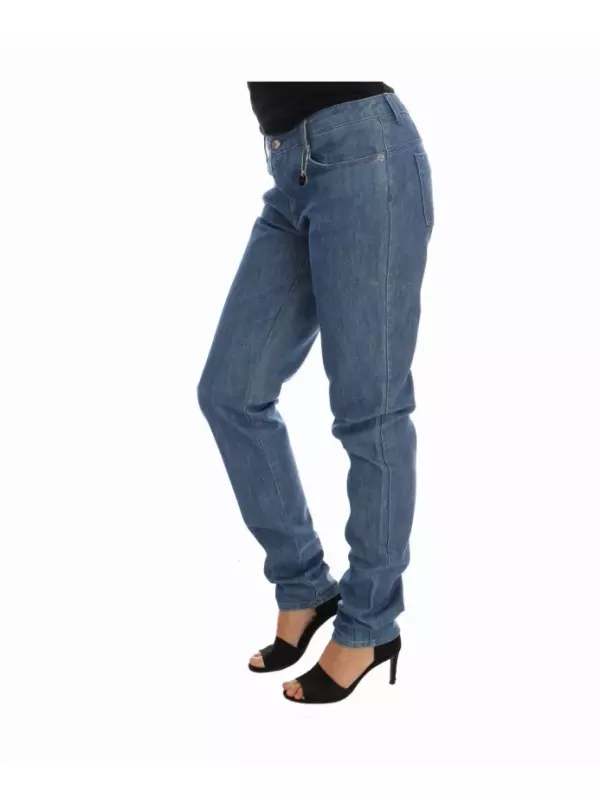 Джинсы узкого кроя Costume National, синий