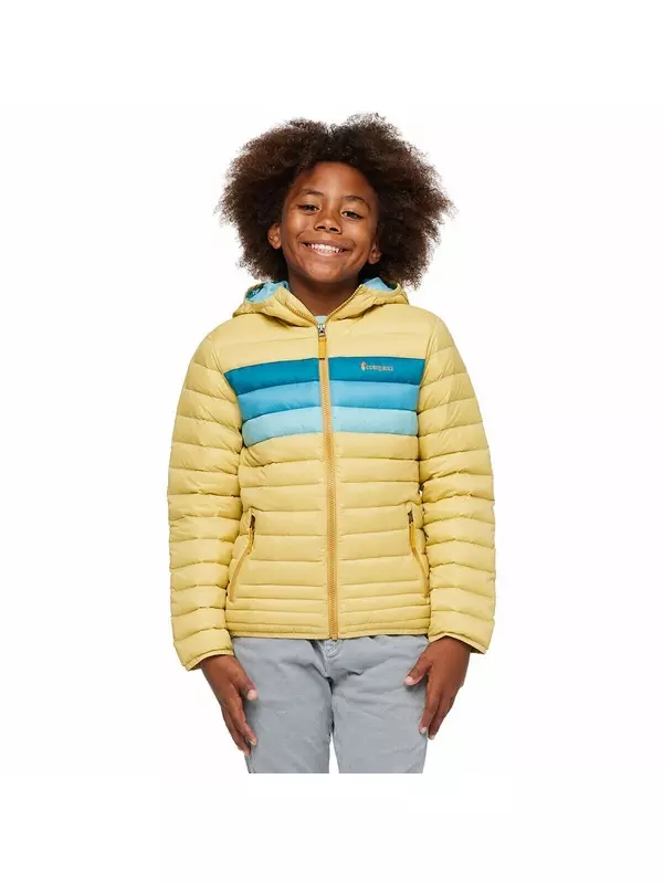 Пуховик fuego с капюшоном - для мальчиков Cotopaxi, цвет wheat stripes