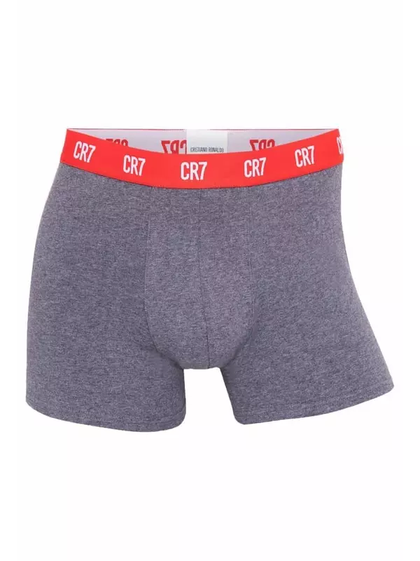 Боксеры 6 пар в упаковке - плавки из органического хлопка эластичные Cr7, мультиколор