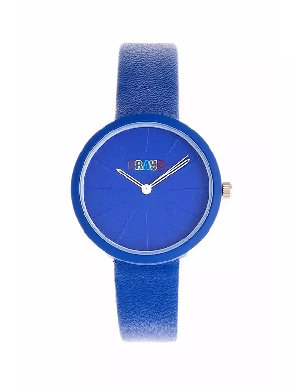 Часы унисекс с лезвием Crayo, синий