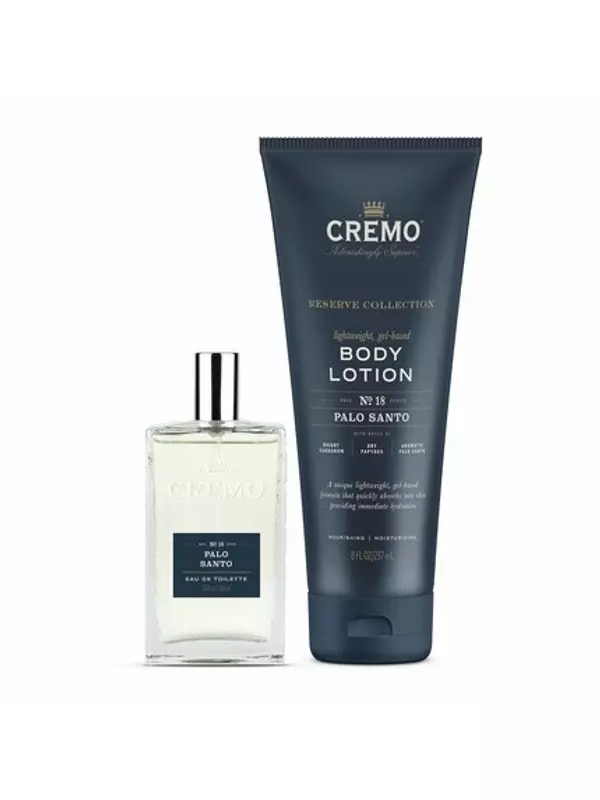 Одеколоном-спрей Palo Santo Reserve Collection, 100 мл + Лосьон для тела Cremo, 240 мл