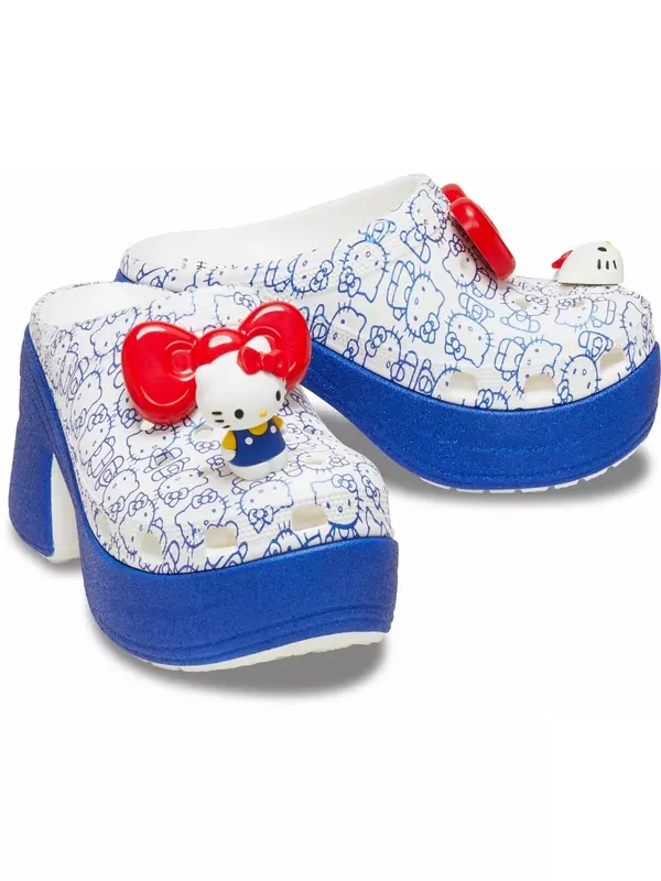 Сабо Crocs x Hello Kitty Siren, белый/синий