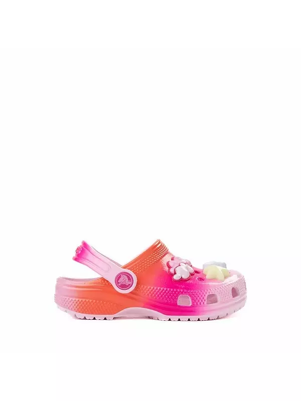 Сабо Crocs Classic Slumber Party Clog, цвет Pink/Multicolor