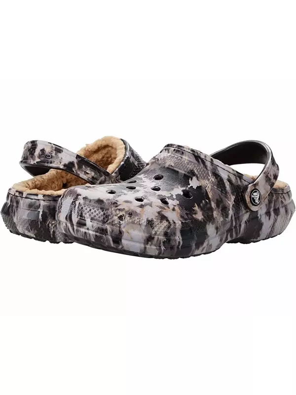Сабо Classic Lined Tie-Dye Clog Crocs, черный