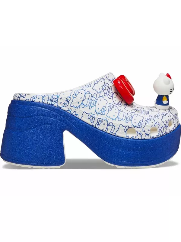 Сабо Crocs x Hello Kitty Siren, белый/синий