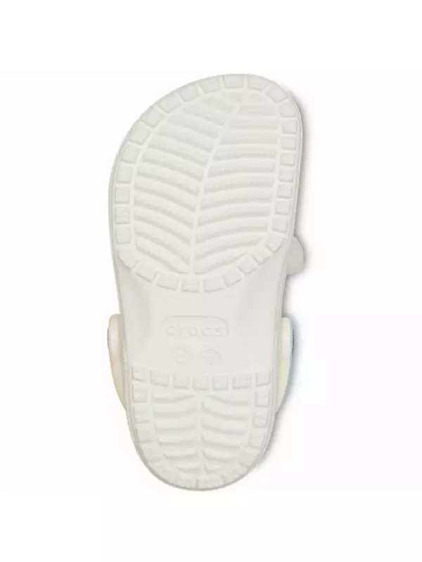 Сабо Crocs Classic IAM Rainbow Unicorn, бежевый