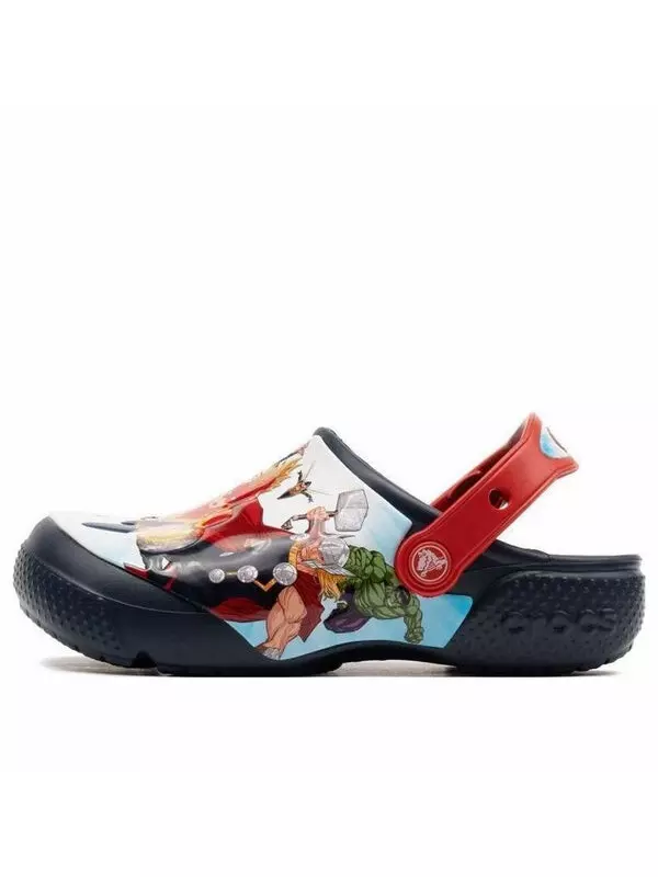 Сандалии marvel x classic clog 'avengers patch' Crocs, синий