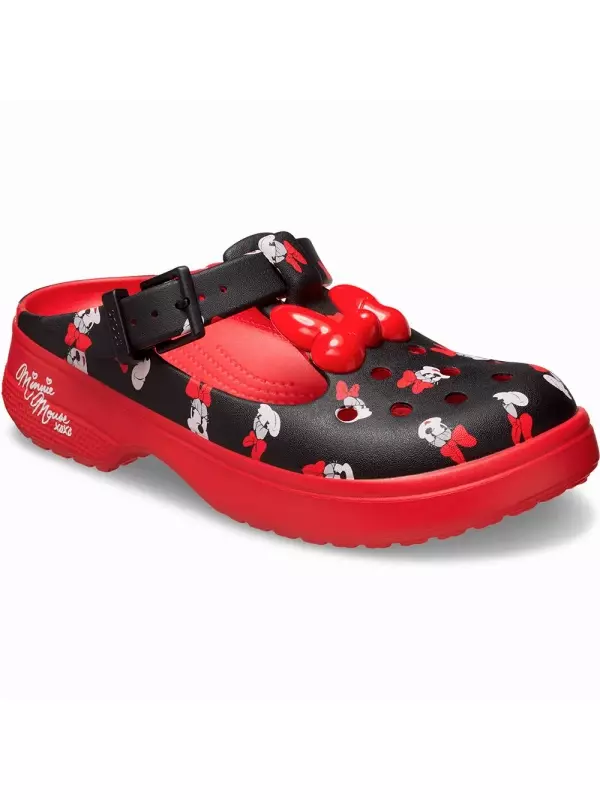 Сабо Crocs Minnie Mouse Mary Jane, красный