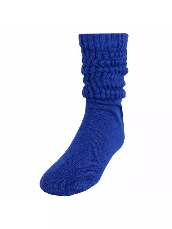 Супермягкие носки для девочек (1 пара) CTM, синий