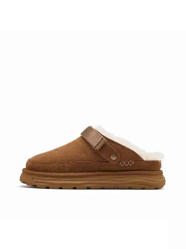 Мужские сандалии с закрытым носком, резиновая подошва, износостойкие, нескользящие CUCS, Camel