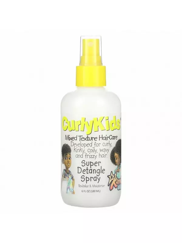 CurlyKids, Спрей Super Detangle, 180 мл (6 жидк. Унций)