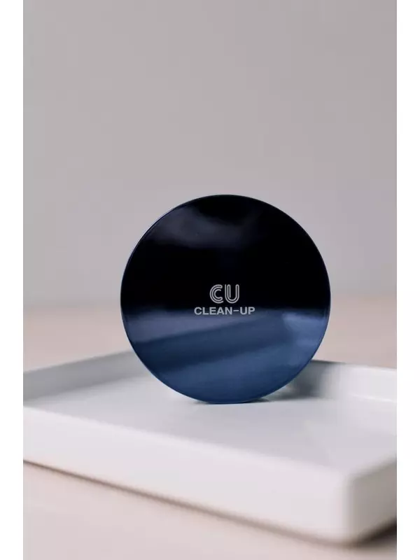 Тональный кушон со сменным блоком CU Clean Up Skinfit Cushion Pact SPF 50+/PA+++ #21 15g + 15g