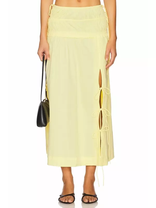 Миди-юбка Charlotte Damson Madder, yellow
