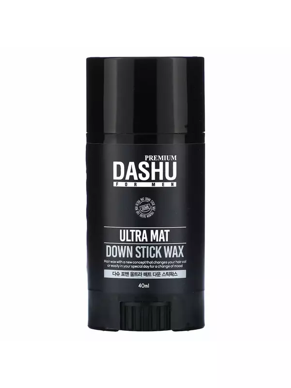Воск для мужчин Dashu Premium Ultra Mat Down Stick Wax, 40 мл