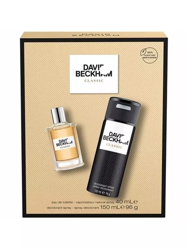 David Beckham Классический подарочный набор для него 40 мл туалетной воды и 150 мл дезодоранта-спрея