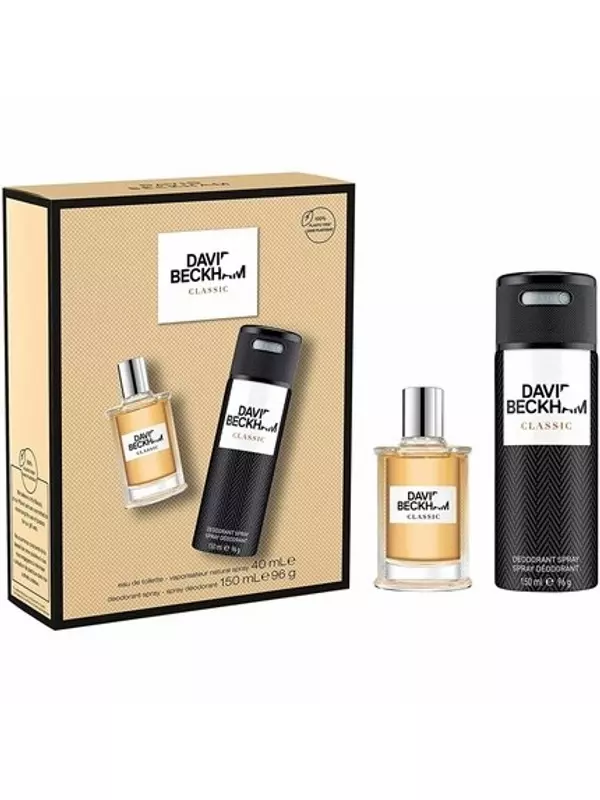 David Beckham Классический подарочный набор для него 40 мл туалетной воды и 150 мл дезодоранта-спрея