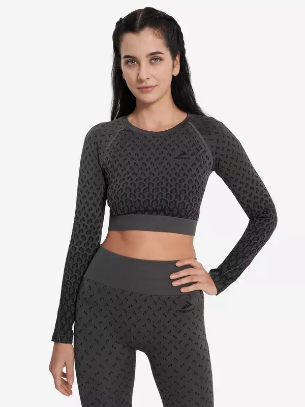 Лонгслив женский, Черный