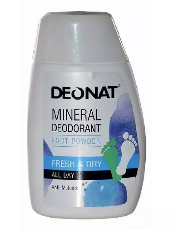 Порошок-дезодорант для ног на основе аммонийных квасцов Mineral Deodorant Foot Powder: Порошок 50г