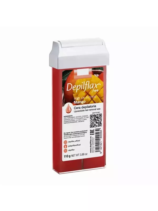 DEPILFLAX 100 Воск для депиляции в картридже, манго 110 г