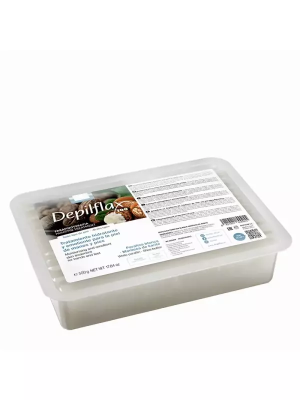 DEPILFLAX 100 Парафин косметический белый с маслом карите 500 г