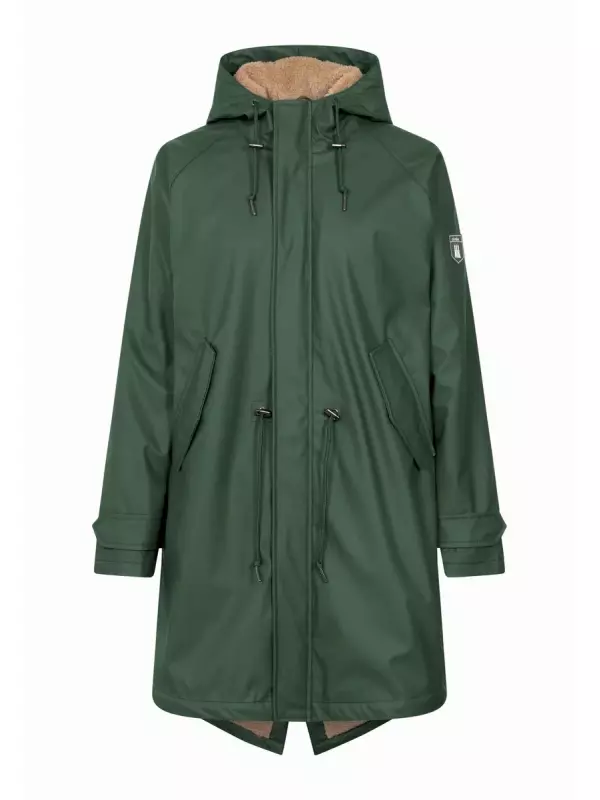 Прочная дождевик Тидахольм, водоотталкивающая, с герметизированными швами Derbe, зеленый