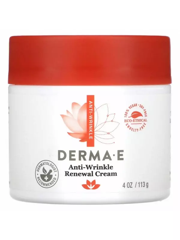 Derma E, восстанавливающий крем против морщин, 113 г (4 унции)