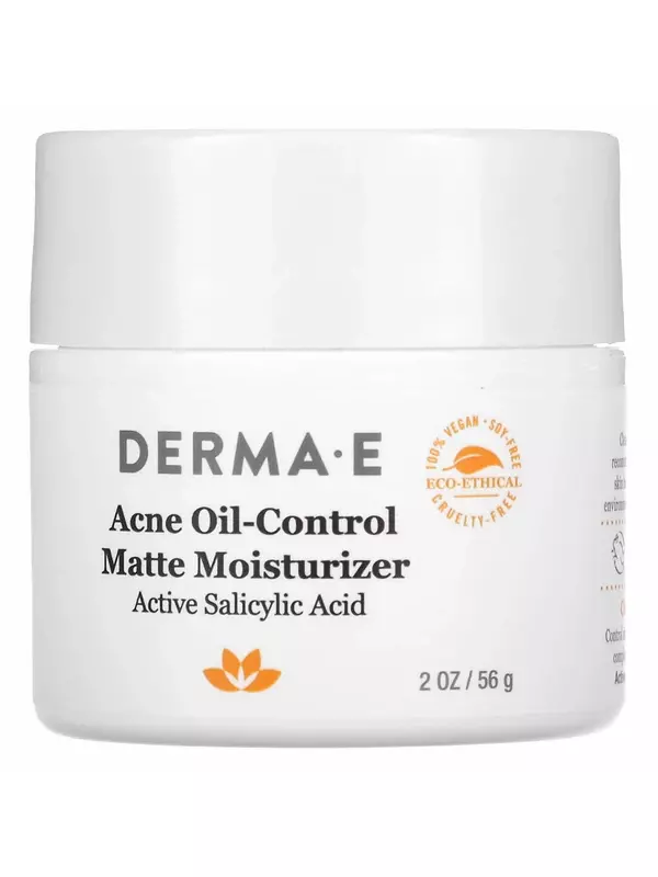 DERMA E, крем против акне для восстановления баланса, активная салициловая кислота, 56 г (2 унции)