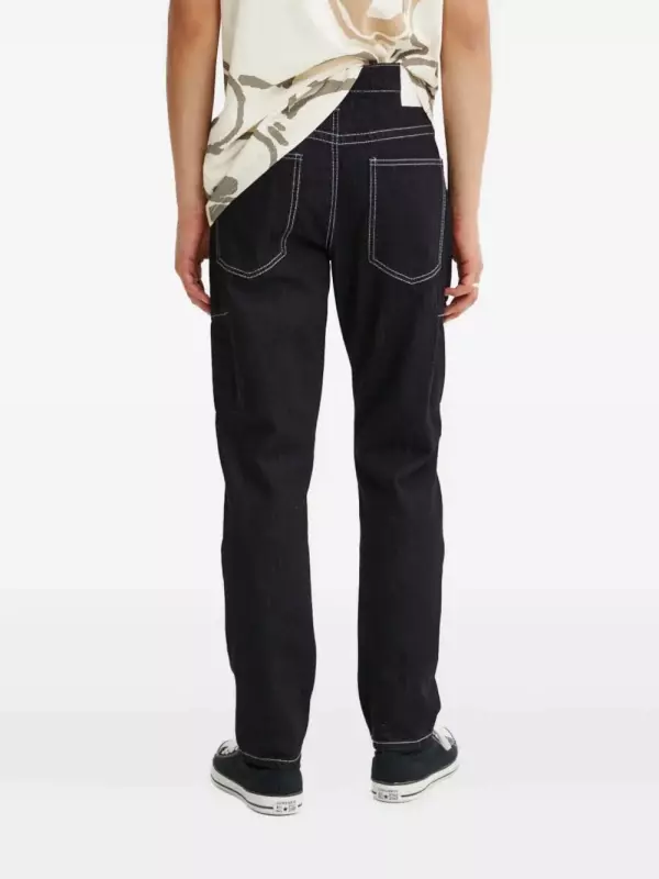 Прямые джинсы Desigual, черный